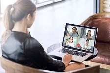 Team meeting virtually